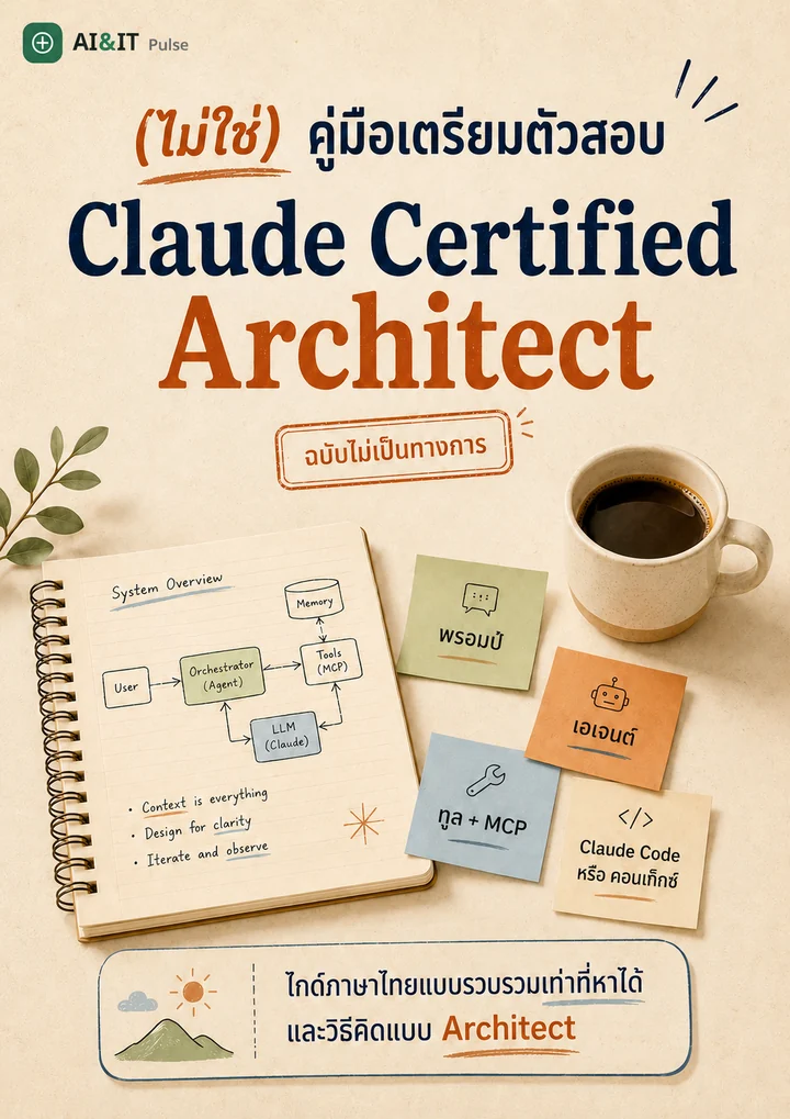(ไม่ใช่) คู่มือเตรียมตัวสอบ Claude Certified Architect