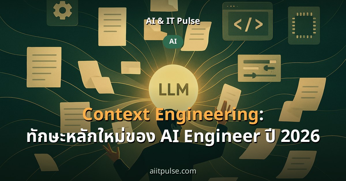 Context Engineering: ทักษะหลักใหม่ของ AI Engineer ปี 2026